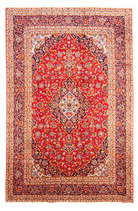 Tappeto Persero - Keshan - 374 x 240 cm - rosso