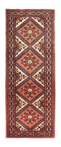 Tapis de couloir Tapis persan - Nomadic - 210 x 83 cm - multicolore