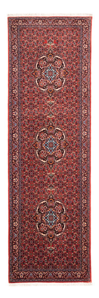 Tapis de couloir Tapis persan - Bidjar - 226 x 75 cm - rouge