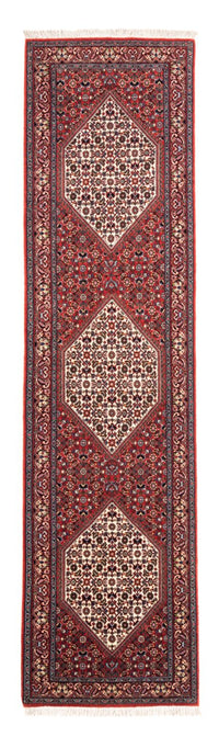Tapis de couloir Tapis persan - Bidjar - 228 x 61 cm - rouge