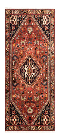 Tapis de couloir Tapis persan - Nomadic - 197 x 80 cm - rouge