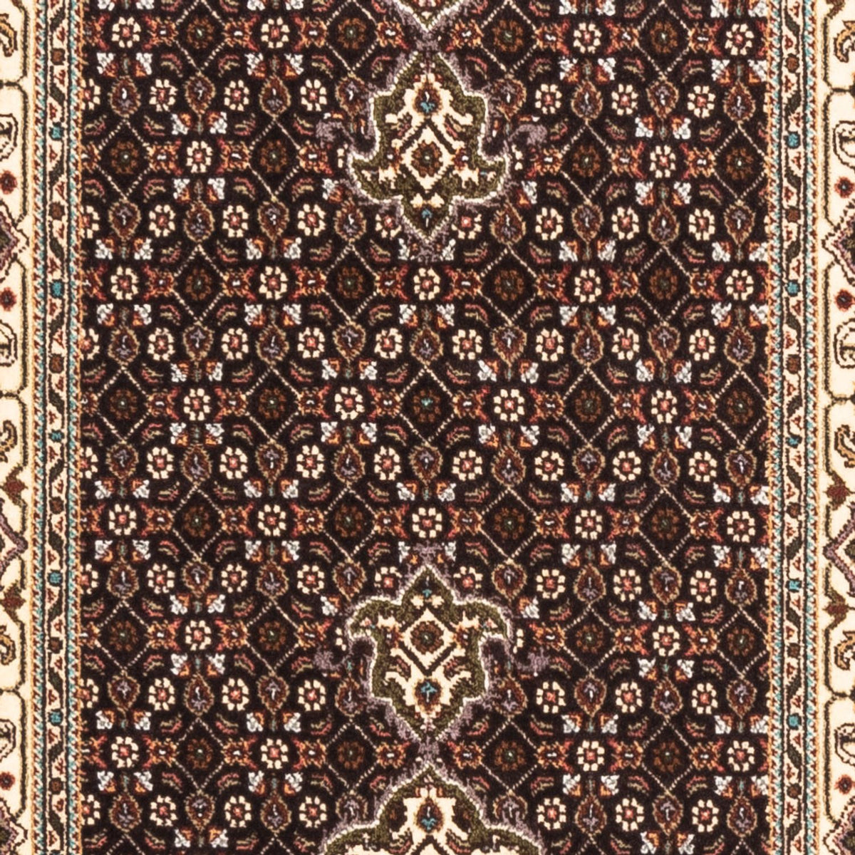 Läufer Perser - Täbriz - Royal - 195 x 75 cm - dunkelblau