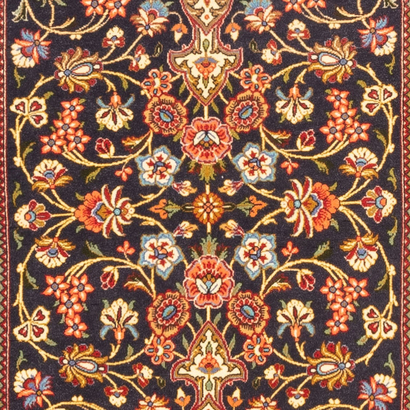 Läufer Perser - Ghom - 203 x 65 cm - dunkelblau