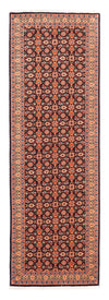 Tapis d'Isfahan Tapis 64x199cm - Tapis persan - rouge - Tapis de couloir / Rouge / 64 x 199 cm Tapis de couloir