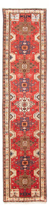 Tapis de Hamadan Tapis 87x395cm - Tapis persan - rouge - Tapis de couloir / Rouge / 87 x 395 cm Tapis de couloir