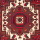 Perserteppich - Nomadic - 115 x 83 cm - hellrot