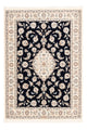 Perserteppich - Nain - Premium - 152 x 107 cm - dunkelblau