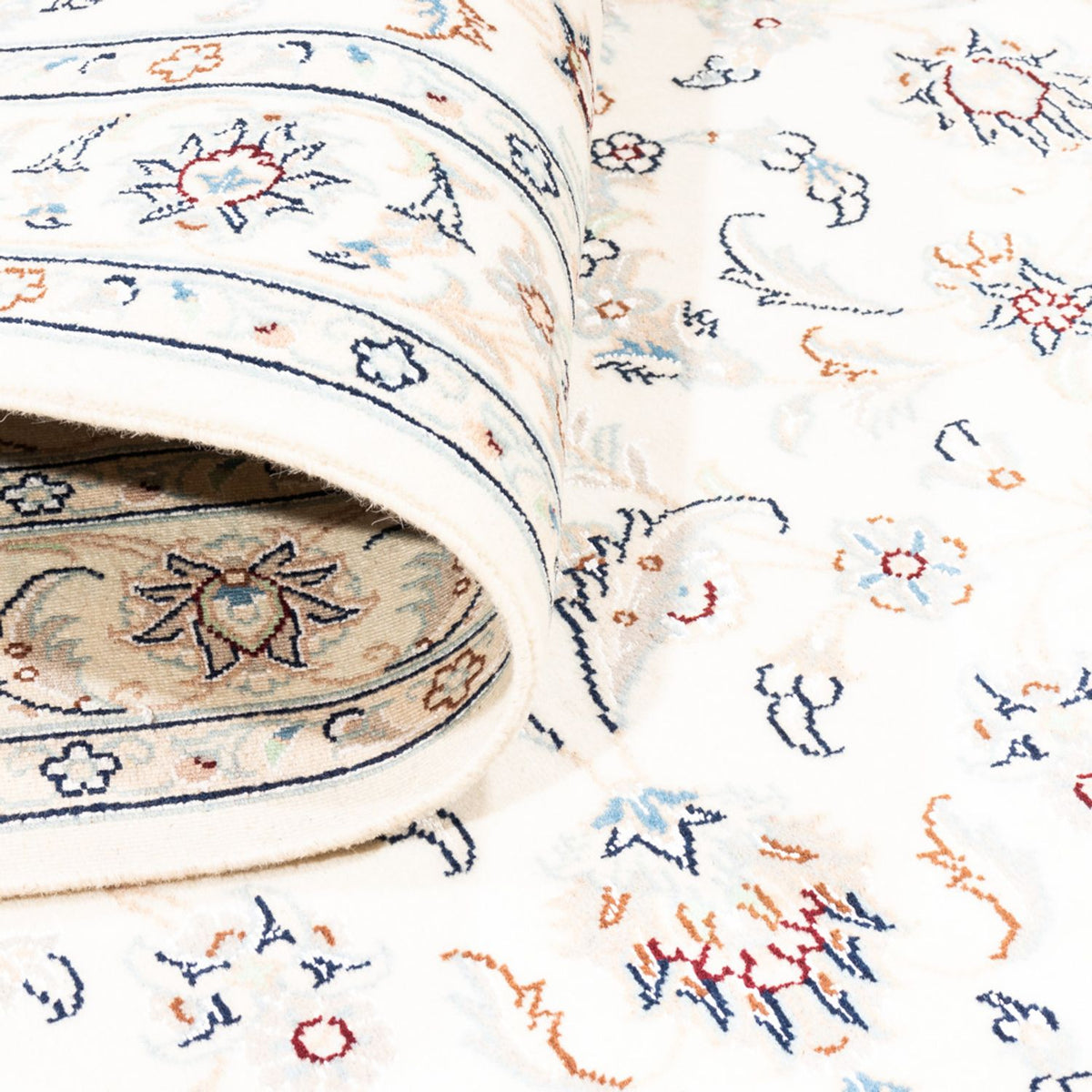 Perserteppich - Nain - Premium - 163 x 108 cm - creme