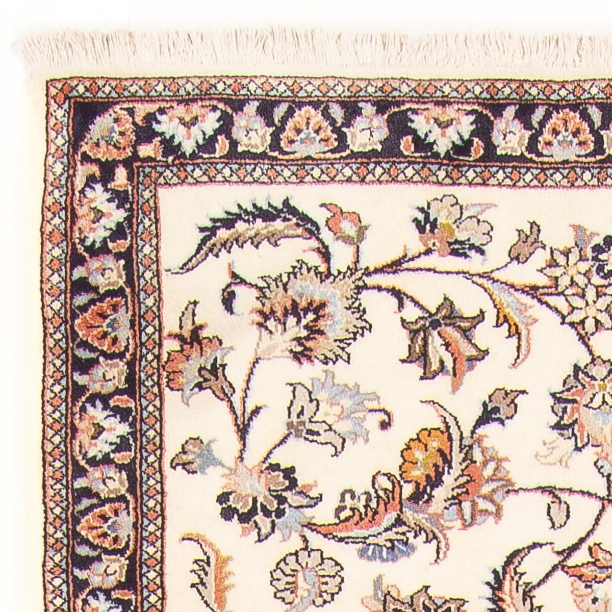 Tapis de Mashhad Tapis 75x393cm - Tapis persan - crème