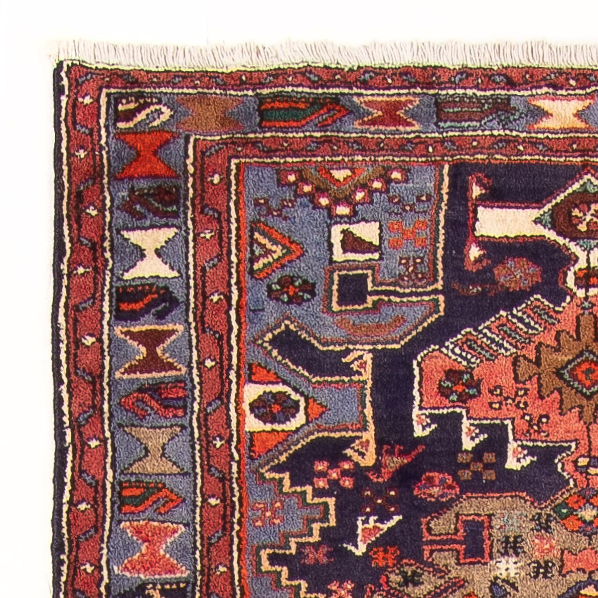 Läufer Perser - Nomadic - 390 x 103 cm - dunkelblau