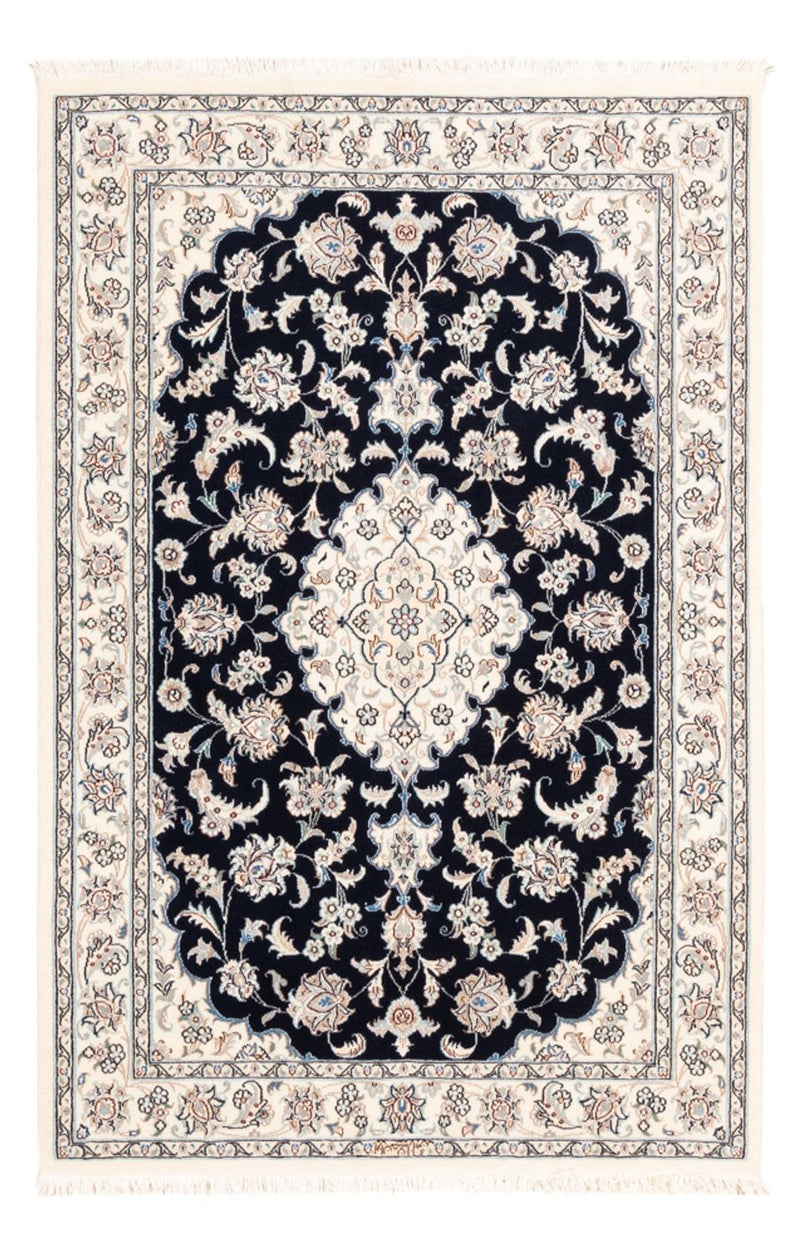 Perserteppich - Nain - Premium - 157 x 108 cm - dunkelblau