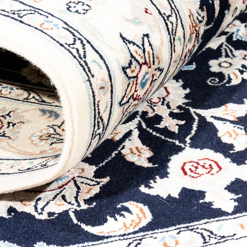 Perserteppich - Nain - Premium - 157 x 108 cm - dunkelblau