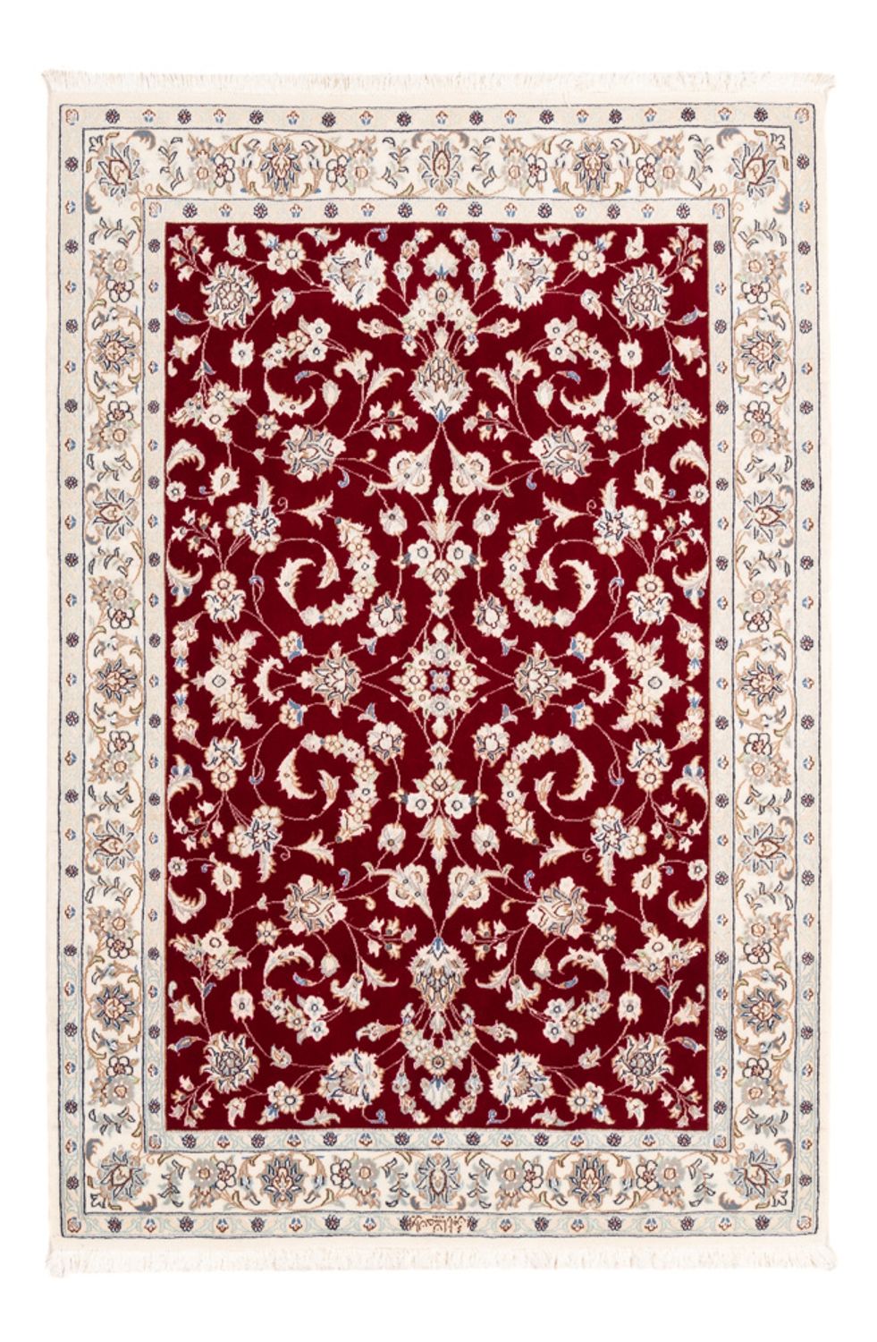 Perserteppich - Nain - Premium - 152 x 108 cm - rot