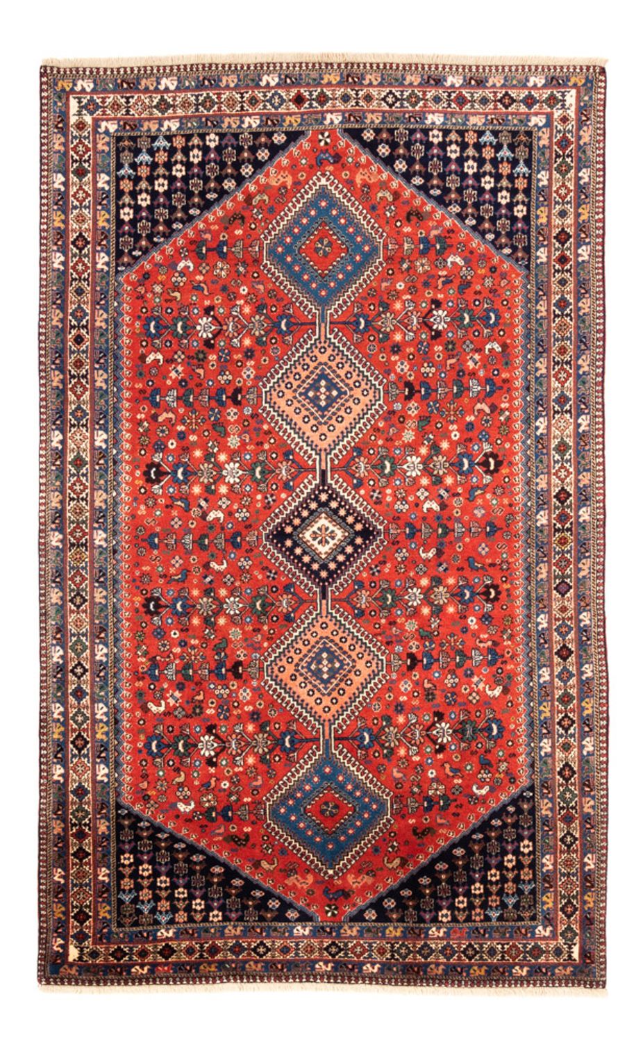 Perserteppich - Nomadic - 240 x 153 cm - rot