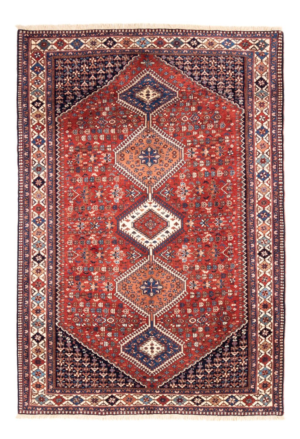 Perserteppich - Nomadic - 230 x 155 cm - rot