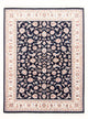 Perserteppich - Täbriz - Royal - 203 x 147 cm - dunkelblau