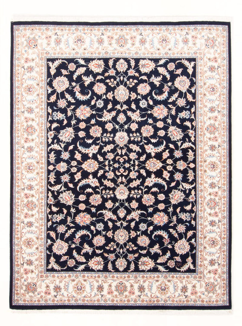 Perserteppich - Täbriz - Royal - 203 x 147 cm - dunkelblau