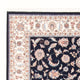Perserteppich - Täbriz - Royal - 200 x 150 cm - dunkelblau