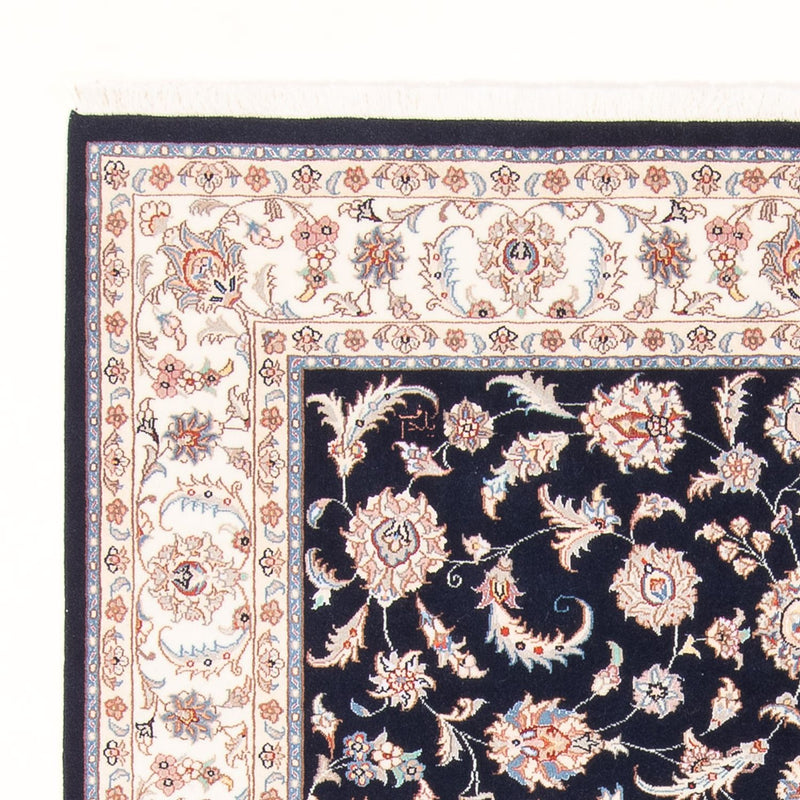 Perserteppich - Täbriz - Royal - 200 x 150 cm - dunkelblau