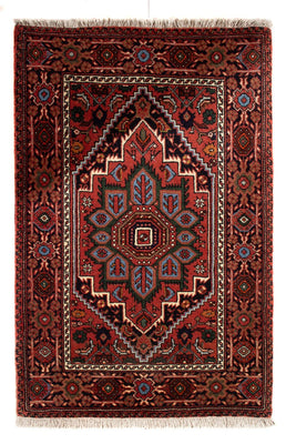 Perserteppich - Nomadic - 89 x 60 cm - rot