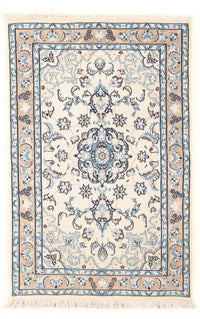 Tapis persan - Nain - Premium - 110 x 66 cm - crème