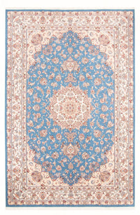 Tappeto Persero - Tabriz - Reale - 298 x 197 cm - blu chiaro