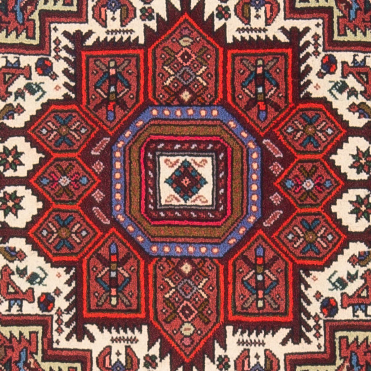 Perserteppich - Nomadic - 115 x 73 cm - rot