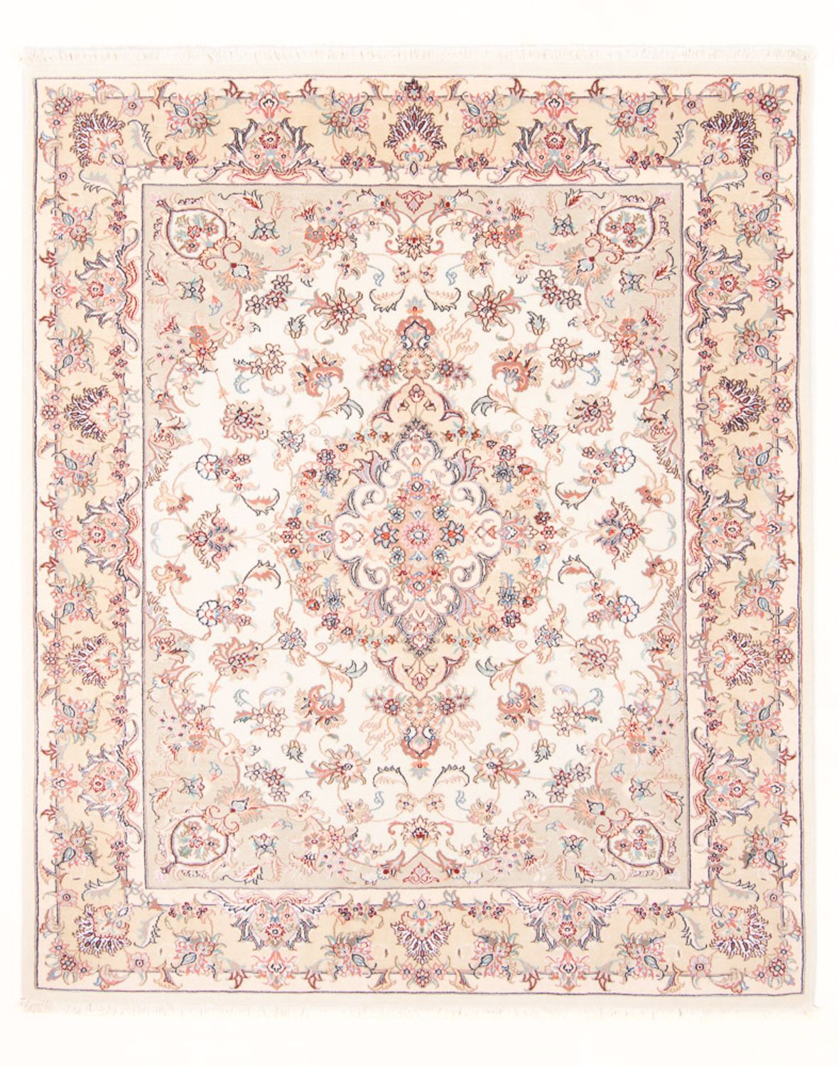 Perserteppich - Täbriz - Royal - 195 x 150 cm - creme