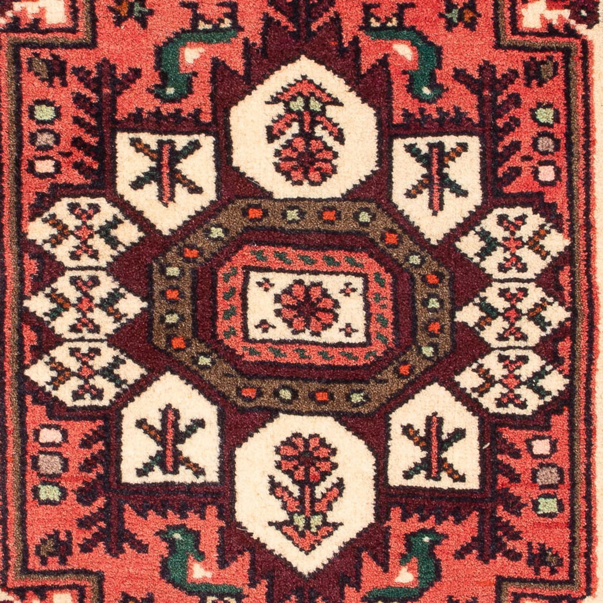 Perserteppich - Nomadic - 86 x 60 cm - rot