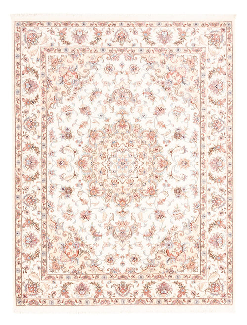Perserteppich - Täbriz - 196 x 153 cm - creme
