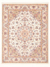 Tabriz - 50 Raj Tappeto 147x195cm - Tappeto persiano - Rettangolo / Crema / 147 x 195 cm Rettangolo
