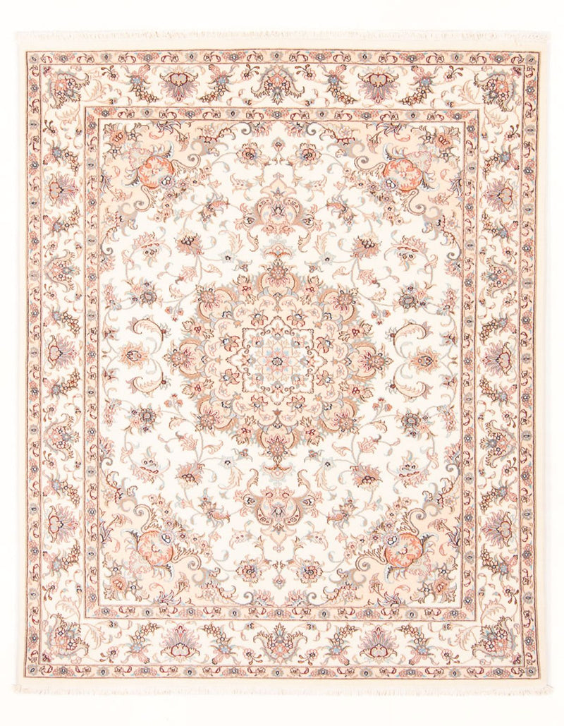 Perserteppich - Täbriz - Royal - 197 x 152 cm - creme