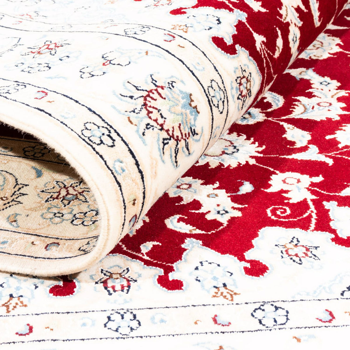 Perserteppich - Nain - Premium - 176 x 119 cm - rot