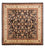 Perserteppich - Classic quadratisch  - 217 x 196 cm - dunkelbeige