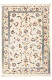 Tapis persan - Nain - Premium - 122 x 82 cm - crème