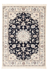 Tapis persan - Nain - Premium - 123 x 80 cm - bleu foncé