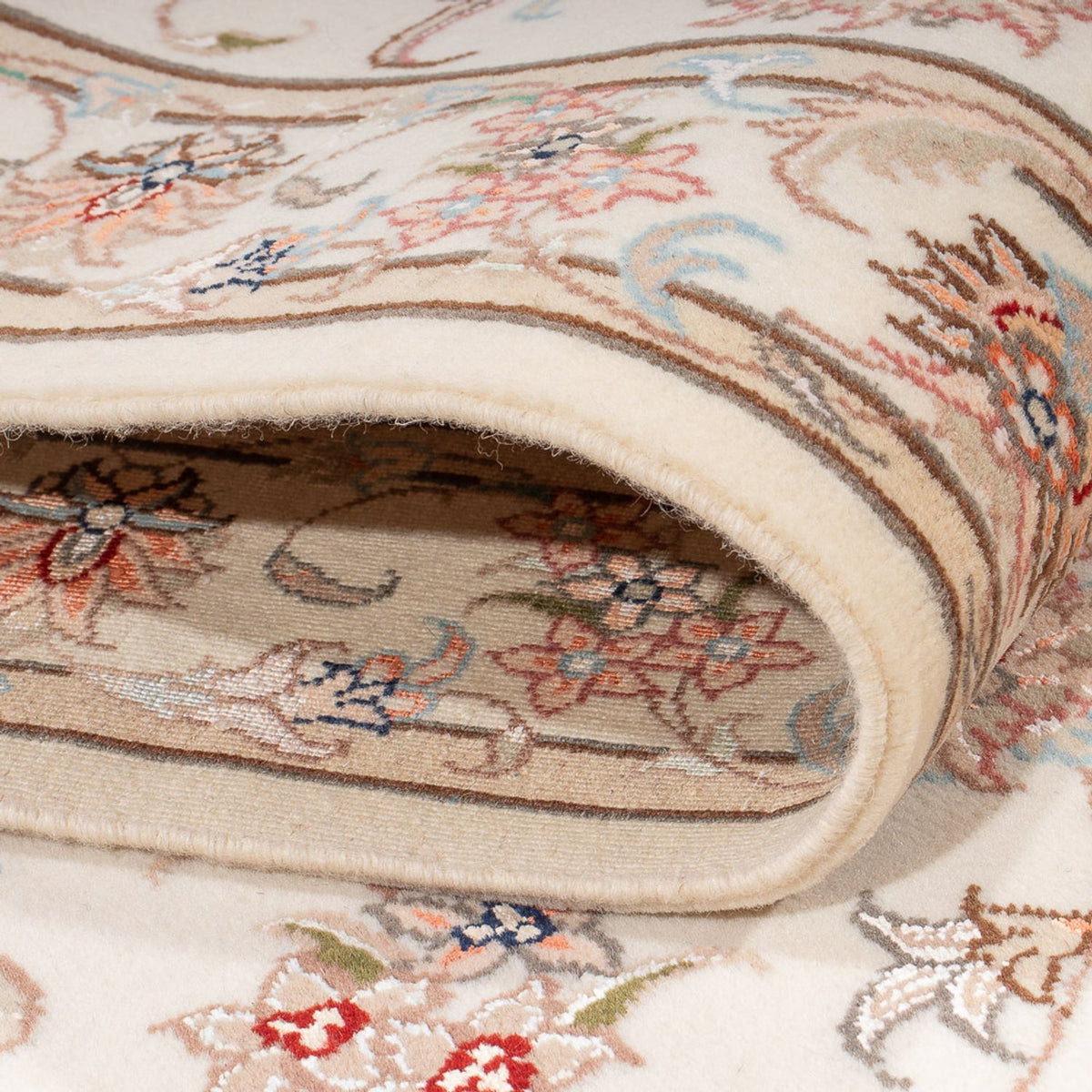 Läufer Perser - Täbriz - Royal - 295 x 89 cm - creme