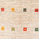 Gabbeh Teppich - Perser - 202 x 157 cm - natur