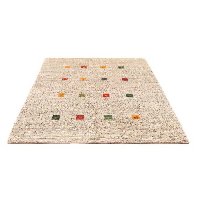 Gabbeh Teppich - Perser - 202 x 157 cm - natur