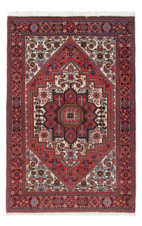 Tapis persan - Nomadic - 123 x 82 cm - rouge foncé