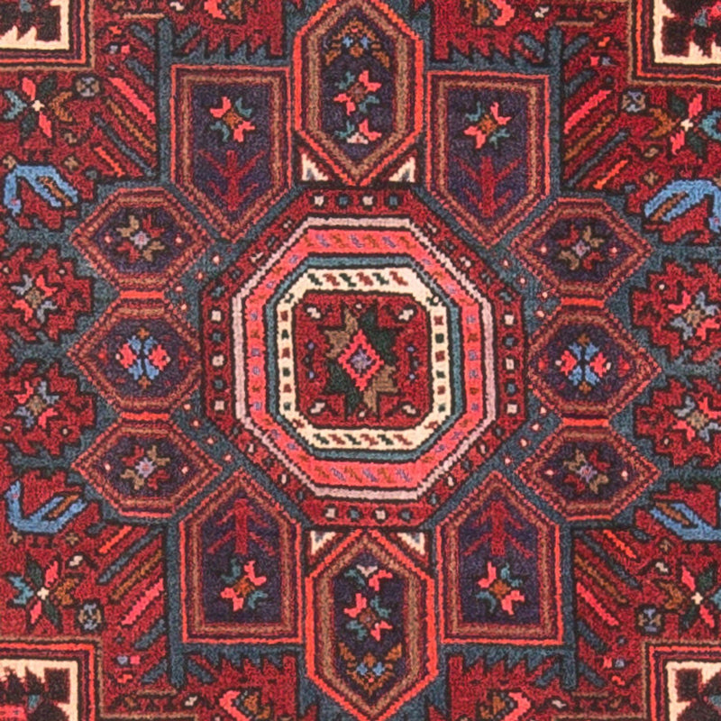 Perserteppich - Nomadic - 125 x 78 cm - dunkelrot