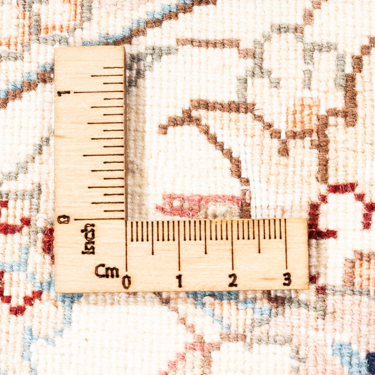 Perserteppich - Täbriz rund  - 153 x 150 cm - creme