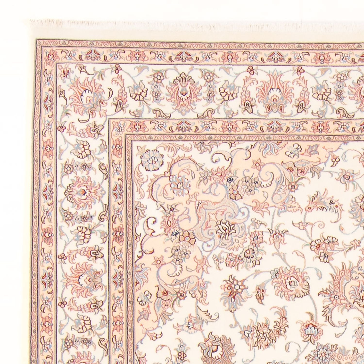Perserteppich - Täbriz - Royal - 257 x 197 cm - creme