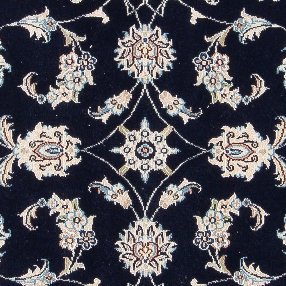 Perserteppich - Nain - Premium - 119 x 82 cm - dunkelblau