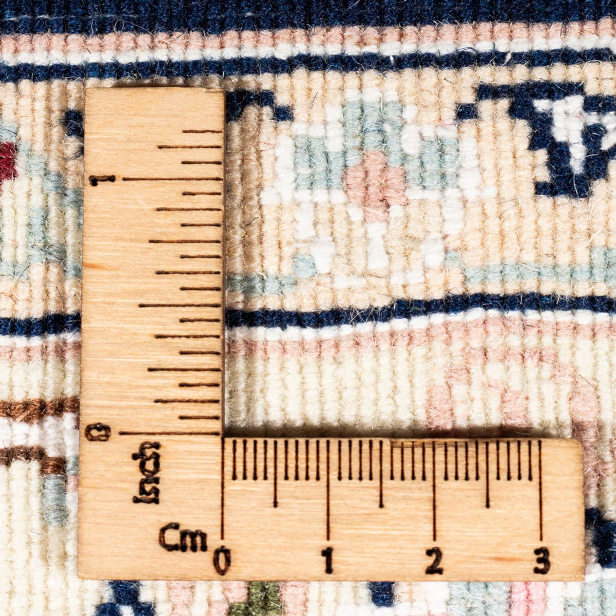 Perserteppich - Nain - Premium - 161 x 105 cm - dunkelblau