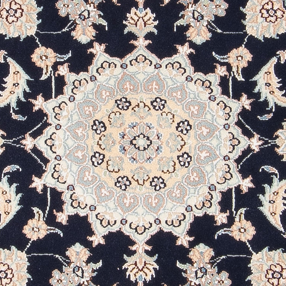 Perserteppich - Nain - Premium - 120 x 84 cm - dunkelblau