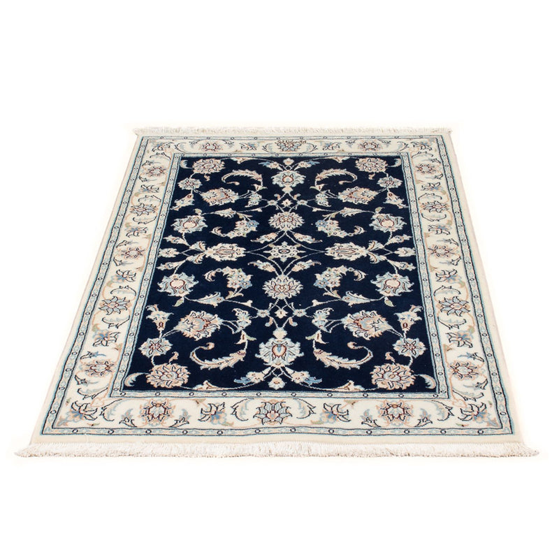 Perserteppich - Nain - Premium - 118 x 78 cm - dunkelblau