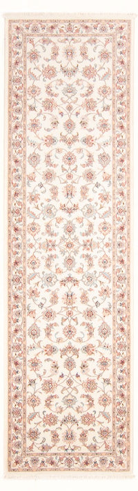 Tapis de couloir Tapis persan - Tabriz - Royal - 292 x 82 cm - crème