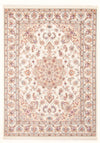 Täbriz - 50 Raj Teppich 147x204cm - Perserteppich - Rechteckig / Creme / 147 x 204 cm Rechteckig