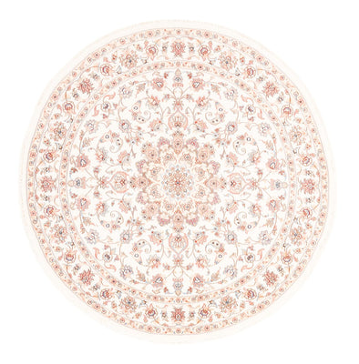 Perserteppich - Täbriz rund  - 157 x 151 cm - creme